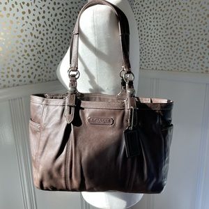 COACH Brown Leather Shoulder Bag
